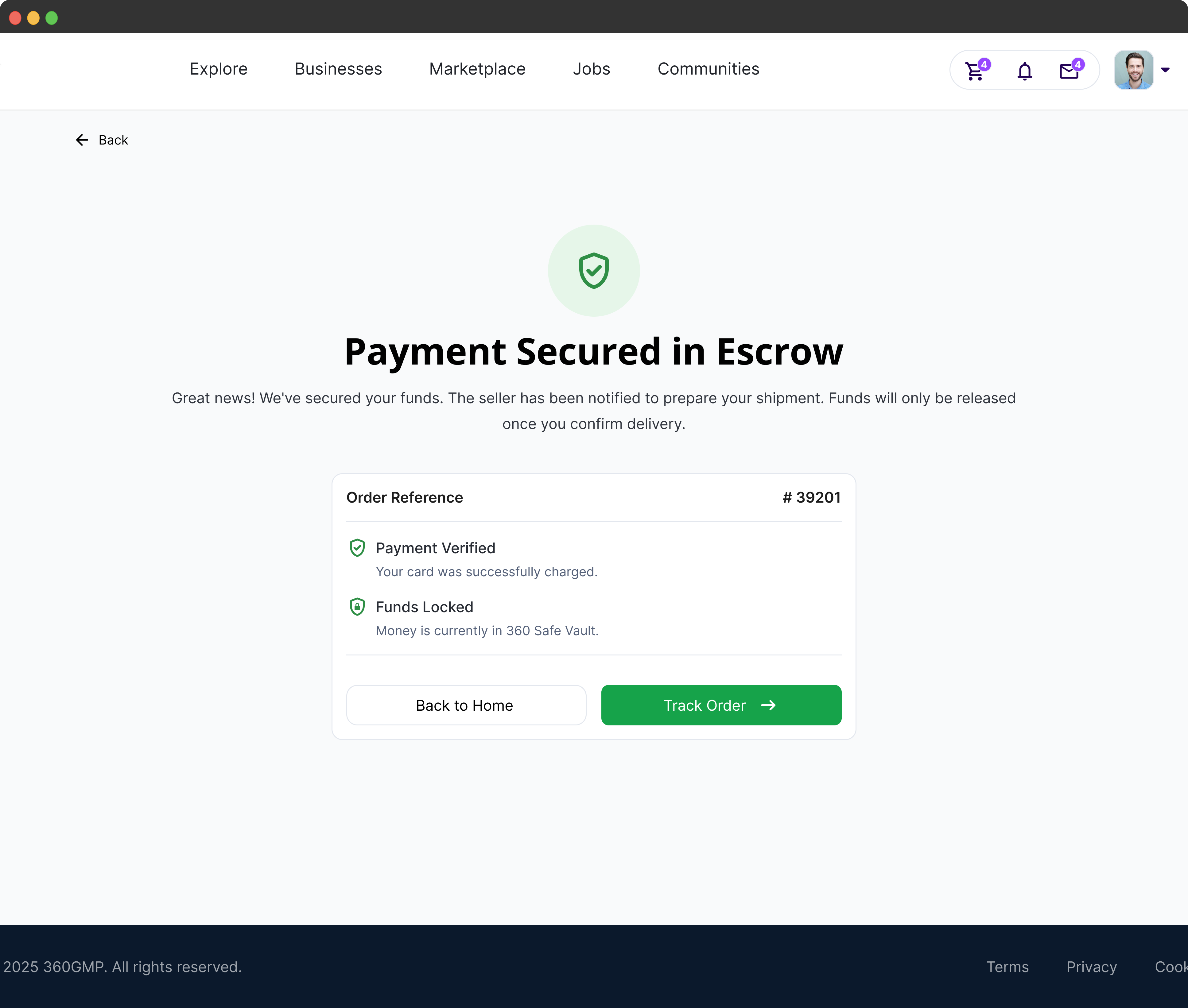 Enterprise Escrow Dashboard